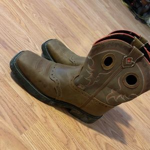 Justin low cut cowgirl boots